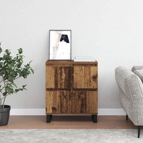 vidaXL Πλαϊνό γραφείο Παλιό ξύλο 60 x 35 x 70 cm