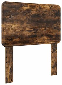 vidaXL Κεφαλάρι Καπνιστό Δρύς 100 cm Επεξεργασμένο ξύλο