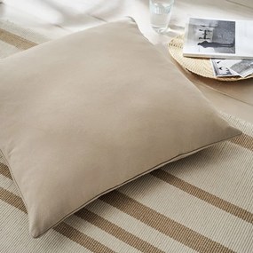 Μαξιλαροθήκη Διακοσμητική Δαπέδου Valerie 381 Natural Beige Gofis Home 65Χ65 100% Βαμβάκι