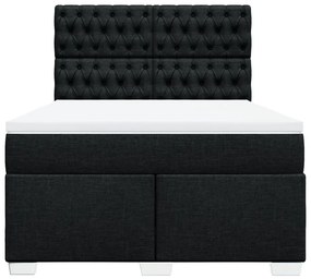 ΚΡΕΒΑΤΙ BOXSPRING ΜΕ ΣΤΡΩΜΑ ΜΑΥΡΟ 160X200 ΕΚ. ΥΦΑΣΜΑΤΙΝΟ 3292848