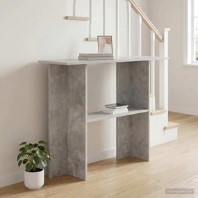 vidaXL Τραπέζι κονσόλας Γκρι Σκυροδέματος 100 x 30 x 75 εκ