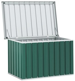vidaXL Μπαούλο Αποθήκευσης Κήπου Πράσινο 109 x 67 x 65 εκ.