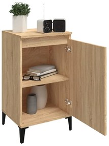 vidaXL Κομοδίνα 2 τεμ. Sonoma Δρυς 40x35x70 εκ. από Επεξεργασμένο Ξύλο