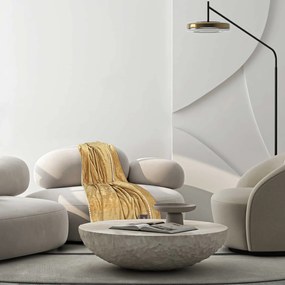 Κουβέρτα Fleece Καναπέ 130x170εκ. Essential 4441 Ochre Greenwich Polo Club