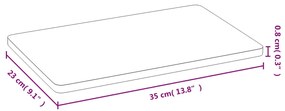 vidaXL Πιάτα Πρωινού 6 Τεμ. 35 x 23 x 0,8 εκ. από Μπαμπού