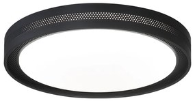 Πλαφονιέρα Οροφής Μαύρο Μέταλλο 50xH7cm Led max 70w 3375lm CCT 3000-6000K Dimmable by Remote Control Sun Light EVE-50