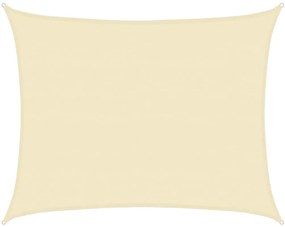 vidaXL Πανί Σκίασης Κρεμ 6 x 7 μ. από HDPE 160 γρ/μ²