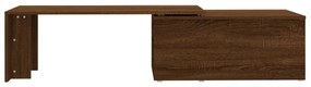 vidaXL Τραπεζάκι Σαλονιού Καφέ Δρυς 150x50x35 εκ. Επεξεργασμ. Ξύλο