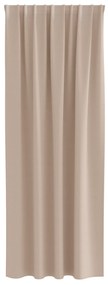 vidaXL Κουρτίνες με κουρτίνες 2 pcs Taupe 225 x 140 εκ. Πολυεστέρας