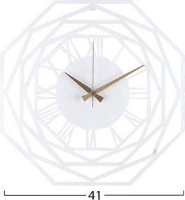 ΡΟΛΟΙ ΤΟΙΧΟΥ ΜΕΤΑΛΛΙΚΟ ΛΕΥΚΟ HM7459 41x41 εκ.