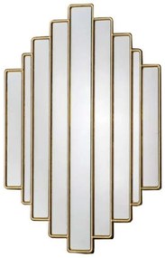 Καθρέπτης Harmony 11-0433 51,5x80cm Gold Μέταλλο,Γυαλί