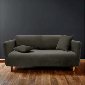 ΚΑΛΎΜΜΑΤΑ ΚΑΝΑΠΈ SOFA COVER 180 - 230 CM WAFFLED SACHA ANTHRACITE D