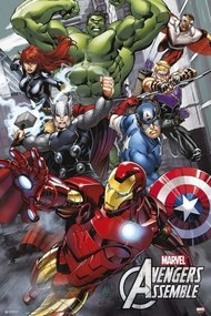 Αφίσα Marvel - Avengers Assemble, (61 x 91.5 cm)