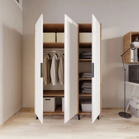 Wardrobe Aden 120 - Oak, White Oak
White