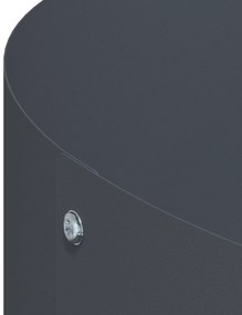 vidaXL Γλάστρα Κήπου Ανθρακί 30 x 30 x 20 cm Ατσάλι