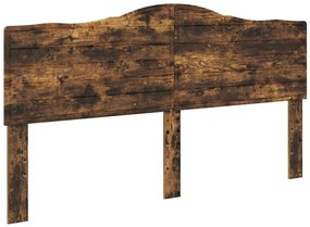 vidaXL Κεφαλάρι Καπνιστό Δρύς 180 cm Επεξεργασμένο ξύλο