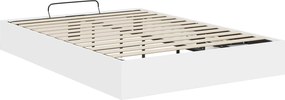 vidaXL Κρεβάτι Οθωμανικού Τύπου Λευκό 150 x 200 cm