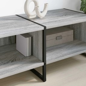 vidaXL Ντουλάπι TV Γκρίζο Σονομα 170.5 x 36 x 30.5 εκ