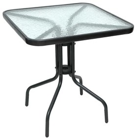 Τραπέζι Κήπου Μεταλλικό 70x70cm Ανθρακί 189-9488