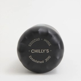 Παγούρι - Θερμός 350ml Με Καλαμάκι Chilly's Original's Series Black