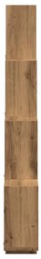 Ράφι κύβος τοίχου Artisan Oak 90x15x119,5cm Κατασκευασμένο ξύλο - Καφέ