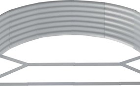 vidaXL Ζαρντινιέρα Ανθρακί 214x140x36εκ Γαλβανισμένος χάλυβας