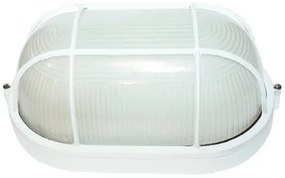 Απλίκα Φωτιστικό Τοίχου 1xE27 Λευκό ΙΡ45 Χελώνα HI5021WMS Aca-HI5021WMS-Λευκό HI5021WMS