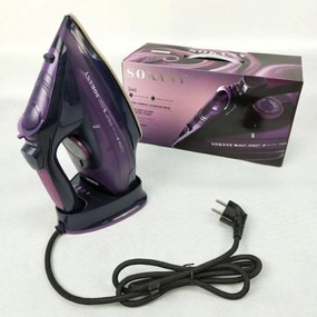SOKANY SK-2085 Σίδερο Ατμού 2400W με Κεραμική Πλάκα και  Συνεχόμενη Παροχή 35gr-min Μόβ