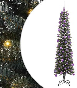 vidaXL Τεχνητό Χριστουγεννιάτικο Δέντρο με 300 LED Πράσινο 180 cm