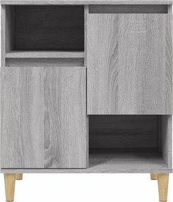 vidaXL Ντουλάπι Γκρι Sonoma 60x35x70 εκ. από Επεξεργασμένο Ξύλο