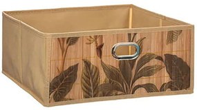 Καλάθι Αποθήκευσης Bamboo Style 07.174573 31x31x15cm Beige Ύφασμα