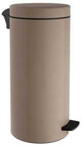 Κάδος Απορριμμάτων Soft Close 20Lt 18-310-103 25x55cm Matte Beige Pam&amp;Co Stainless Steel