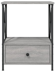 vidaXL Κομοδίνο Γκρι Sonoma 50 x 41 x 65 εκ. από Επεξεργασμένο Ξύλο
