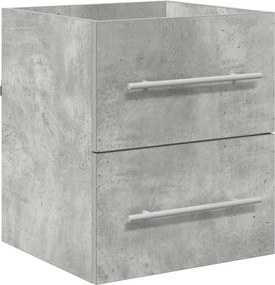 vidaXL Ντουλάπι νιπτήρα Σκυρόδεμα Γκρι 38,5 x 41 x 48 εκ