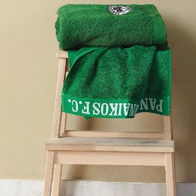 Πετσέτα Panathinaikos Green Palamaiki Προσώπου 50x100cm 100% Βαμβάκι