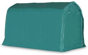 vidaXL Κιόσκι Γκαράζ Πράσινο 2,4 x 3,6 μ. από PVC