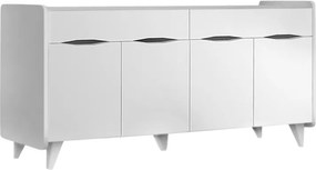 Μπουφές Sila Megapap χρώμα λευκό 140x45x72εκ.