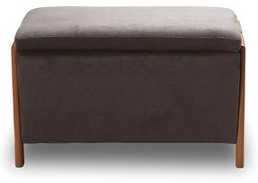 DALI ΣΚΑΜΠΟ VELVET BROWN ΜΕ ΑΠΟΘ. ΧΩΡΟ 75X42X44εκ. 75X42X44εκ.