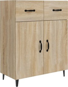 vidaXL Ντουλάπι Sonoma Δρυς 69,5 x 34 x 90 εκ. από Επεξεργασμένο Ξύλο