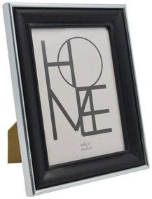 Κορνίζα Ξύλινη 25374-5 13x18cm Black-Silver Ankor Wood, Glass