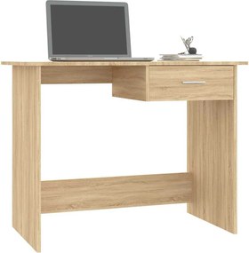 vidaXL Γραφείο Χρώμα Sonoma Δρυς 100 x 50 x 76 εκ. από Επεξ. Ξύλο