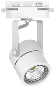 Σποτ Φωτιστικό Μονοφασικής Ράγας GU10 IP20 Inlight-T00600-WH-Λευκό T00600-WH