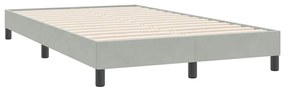 ΚΡΕΒΑΤΙ BOXSPRING ΜΕ ΣΤΡΩΜΑ ΑΝΟΙΧΤΟ ΓΚΡΙ 120X220 ΕΚ. ΒΕΛΟΥΔΙΝΟ 3315963