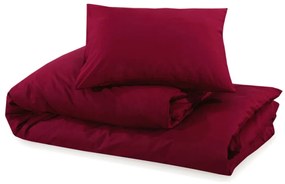 vidaXL Σετ Παπλωματοθήκης Μπορντό 200x220 εκ. Ελαφρύ Ύφασμα Μικροϊνών