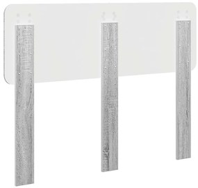 vidaXL Κεφαλάρι Γκρίζο Σονομα 120 cm Επεξεργασμένο ξύλο