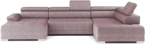 162769039 Γωνιακός καναπές Carmel plus-Roz-Δεξιά Μασίφ Ξύλο , 1 Τεμάχιο