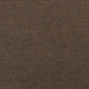 VidaXL Υποπόδιο Καφέ 45x29,5x35 εκ. Ύφασμα & Συνθετικό Δέρμα
