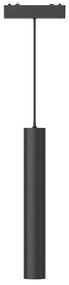 InLight Φωτιστικό LED 6W 3000K για Ultra-Thin μαγνητική ράγα σε μαύρη απόχρωση D:3x30cm (T04401-BL)