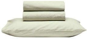 Σεντόνι King Size Με Λάστιχο (180x200+35) Kentia Versus Essential Λαχανί