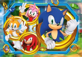 Clementoni Παιδικό Παζλ Supercolor Impossible Sonic 180 τμχ